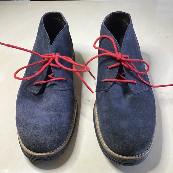 Made of Norway, Moelv Size 41 Blue Suede Walking Shoes - Picture 2 of 7
